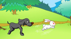 兔子和猎狗
